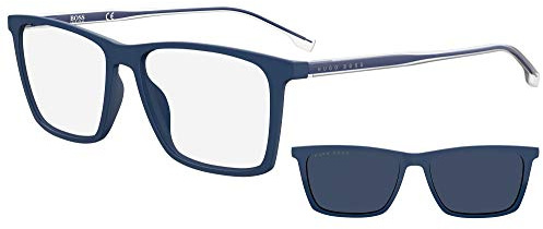 BOSS Gafas de Sol 1151/CS Matte Blue/Blue Clipon 56/16/145 hombre