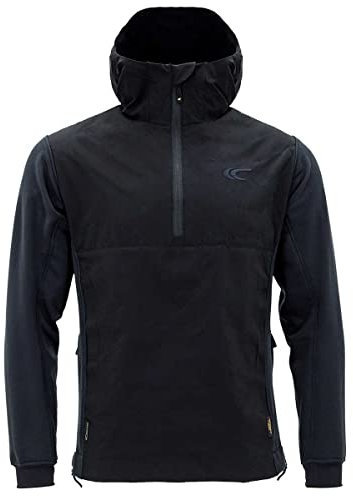 Carinthia G-Loft Ultra Hoodie Gefütterter Herren Kapuzen-Pullover mit großen Känguru-Taschen Taktischer Outdoor Winter-Pullover mit Seiten-Eingriff Black