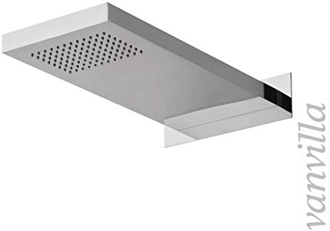 vanvilla Duschkopf Edelstahl Regenduschkopf Regendusche Regenbrause Brausekopf 50cm x 23 cm poliert P1
