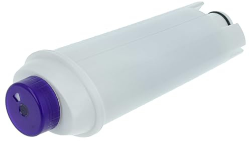 vhbw Filtro de agua compatible con DeLonghi ESAM 66, ESAM 5500.T, ESAM 5450 EX1 máquina de café automática, cafetera exprés - blanco