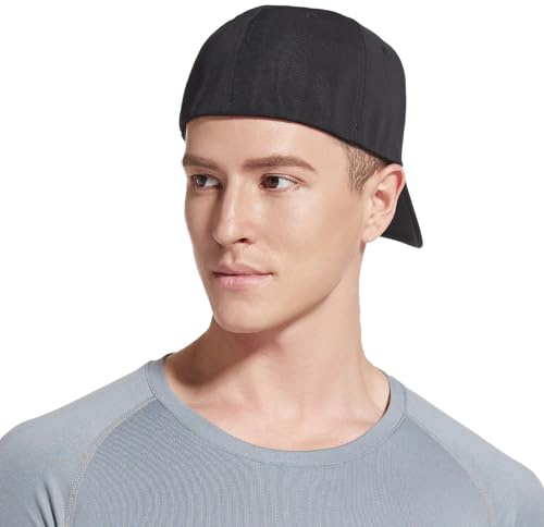 5 Panels High Crown Baseball Caps Mens Casual Plain Full Closed Snapback Trucker Hats High Top Wide Brim Sun Hats Q1038 Black