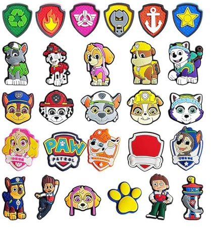 Yoimckay 27 Stück Cartoon Schuhanstecker Schuh Charms,DIY Crocs Anstecker SchuhanhäNger Mit Kawaii Anime Mode Krokodilstiften Für Kinder und Erwachsene,Clog Schuhdekoration,Armband,Taschen,Geschenk