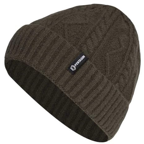 Pentagon Yukon Watch Beanie, Einheitsgröße, Braun, braun, One size