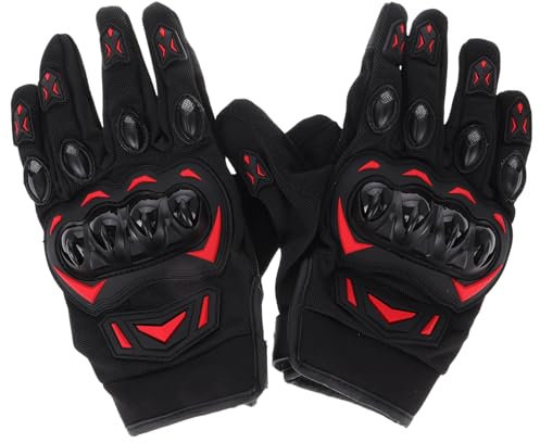PartyKindom Atmungsaktive Fahrradhandschuhe für Herren rutschfeste Vollfinger Handschuhe mit Bequemer Passform für Outdoor und Fitness Gaming Handschuhe
