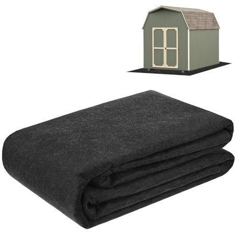 M METERXITY Outdoor Storage Shed Mat, 6x8.2 FT Waterproof Small Shed Flooring Mat for Patio Furniture Floor Protecting from Wear/Liquid/Dust/Oil, Non-Slip Carport Pad [Grey]