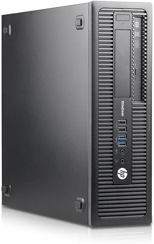 HP EliteDesk 800 G1 - Ordenador de sobremesa (Intel Core i5-4570, 16GB de RAM, Disco SSD 240GB, Lector DVD, Windows 11 Pro) - Negro (Reacondicionado) (con Periféricos)