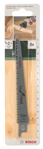 Bosch 2 609 256 701 - Hoja de sierra sable HCS, S 644 D (pack de 2)