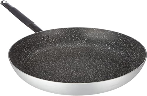 Pentole Agnelli ALSA111BBINF40 Infinity Padella Svasata Bassa, in Alluminio, con Manico Tubolare in Acciaio Inossidabile ”Cool”, Argento, 40 cm