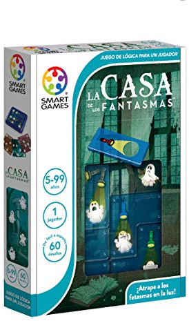 Smart Games - La Casa De Los Fantasmas | Juegos De Mesa Niños 6 Años O Más | Rompecabezas Niños Y Rompecabezas Adultos 60 Desafíos | Juegos Educativos 6 Años Para 1 Jugador