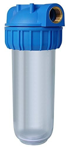 SUINGA FILTRO SEDIMENTOS 1 Elimina terra, fango e altre particelle dall'acqua, filtro a fili con vaso contenitore incluso.