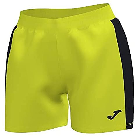 Joma Short pour Femme, Taille XXS, Jaune Fluo/Noir