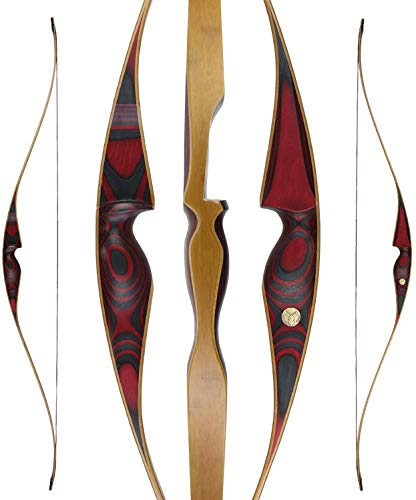 Jackalope Hybridbogen Red Beryl One Piece 64 Zoll 25-50 lbs Linkshand (30 lbs - Speed)