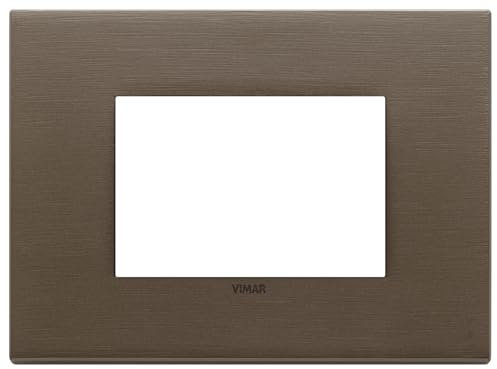 VIMAR PLACCA 3M Bronzo Scuro Spazzolato 22653.12