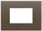 VIMAR PLACCA 3M Bronzo Scuro Spazzolato 22653.12