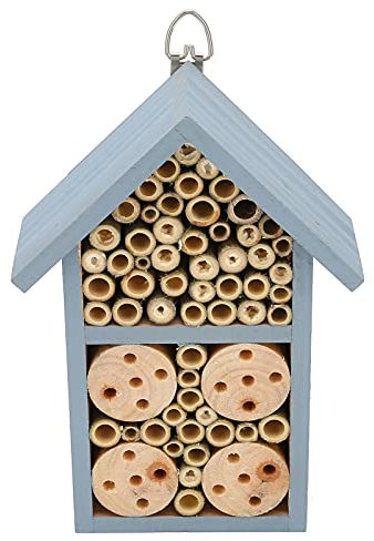 Casa delle Api in Legno, Hotel delle Api in Legno Sospeso, Sicuro Durevole Rispettoso Dell'ambiente Rifugio Naturale Per Farfalle Coccinelle Merletti Api Forniture da Giardino
