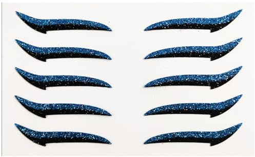 Adesivi Per La Fodera Degli Occhi, Macchie Di Trucco Per Gli Occhi, Adesivi A Strisce Per Ombretto, Usura Impermeabile E Duratura, Materiale Comodo E Adatto Alla Pelle, 4,3 Cm, Per Mattine Impegnate,