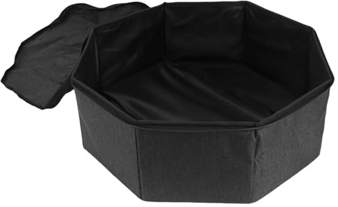 Caja de Sombrero, Caja de Almacenamiento de Sombrero Plegable, Bolsa Organizadora Apilable con 2 Manijas y Cartón, Funda de Viaje Portátil