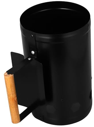 BCOATH Barril para Encendido Seis Entradas Barril para Barbacoa con Aislamiento Térmico y Mango de Madera para Camping y Parrilla Exterior Color Aleatorio Color Aleatorio