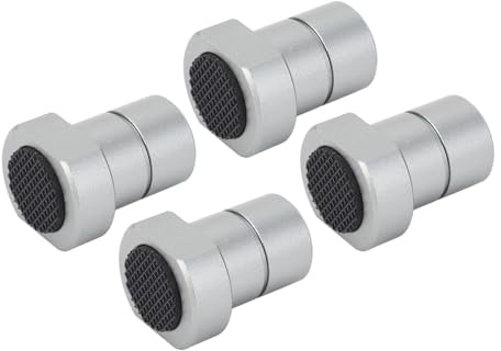 Spacnana 20mm Banco para Perros para Mesa MFT 4 Uds Banco de Trabajo de Aleación de Aluminio Tope para Perros con Almohadilla Antideslizante Herramienta de Sujeción Segura para Carpintería
