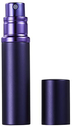 AsaNana Perfume Atomiser, Refillable & Travel Size Perfume Bottle, Leaking Proof,Bottom Pump without Funnel, Luxurious Small women and men, 5ml (Cla-MatBlue)