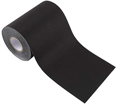 Duokon Kunstrasen-Rasenband, 15 cm x 1000 cm selbstklebendes schwarzes Klebeband zum Verbinden von Kunstrasen-Kunstrasen-Kunstrasen