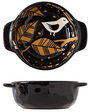 Ramequins En Porcelaine 12 Oz, Lot De 2, Four, Bols À Pouding, Plats À Soufflé, Pour Crème Brûlée, Desserts, Passe Au Micro-ondes, Au Congélateur Et Au Lave-vaisselle-E