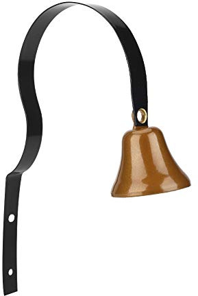 Tyenaza Timbre Antiguo Timbre de la Puerta de la Tienda Que le Recuerda la Llegada del Cliente, Timbre de Metal Fuerte Tono Claro antirrobo para su casa