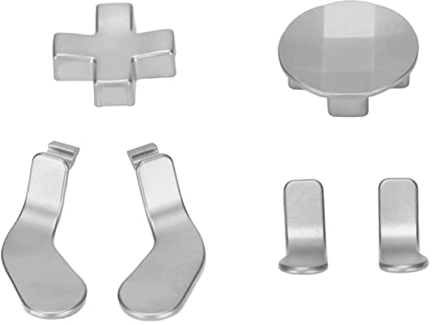 Trigger Paddles and 2 Interchangeable D Pads, Game Controller Direction Pads with 4pcs Trigger Paddles Parts, Suitable for Elite Series 2 Controllers and for One Elite Wireless Controller