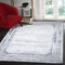 SANAT Teppiche für Wohnzimmer - Harmony - Kurzflor Teppich, Geeignet für Flur, Esszimmer, Schlafzimmer, Küche und Kinderzimmer Öko-Tex 100 Zertifizier - Natürlich-Hellgrau, 120X160 cm