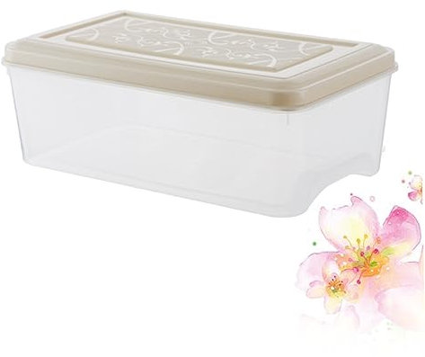 MAGICLULU Kühlschrank-Organizer-Behälter 1 Stück Karton Schärfer Kühlschrank Haushalt Aufbewahrungskiste Lebensmittelbehälter