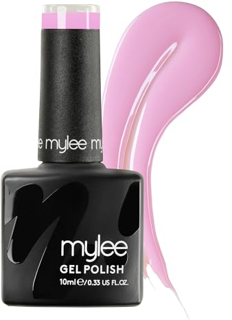Mylee Gel Nail Polish 10ml [Fondant Fancies] UV/LED Soak-Off Nail Art Manicure Pedicure for Professional, Salon & Home Use [Spring/Summer 2024] - Long Lasting & Easy to Apply