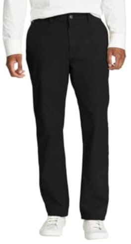 Eddie Bauer Utulity Herren-Hose aus Stretch-Leinen, Schwarz, 40W / 30L