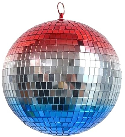 Fegtrtyoa Specchio da 8 Pollici, Abbagliante, Colorata Palla da Discoteca Sospesa, Decorazioni per Feste, Decorazioni per Matrimoni, Decorazioni per La Casa