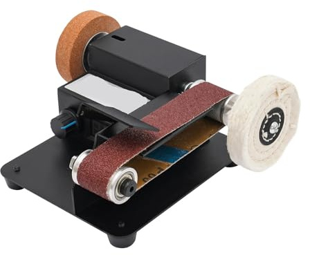 Ponceuse à bande, Ponceuse À Bande, Mini Meuleuse De Système Ponçage Multi-matériaux Vitesse Variable Avec