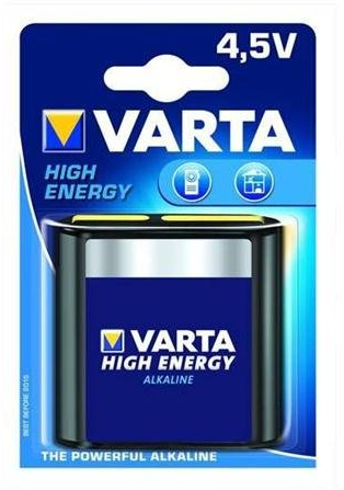 Varta 100X 48086 Longlife Power 3LR12/Flat (4912), 1 STK. Blister - Alkali-Mangan Batterie (Alkaline), 4,5 V