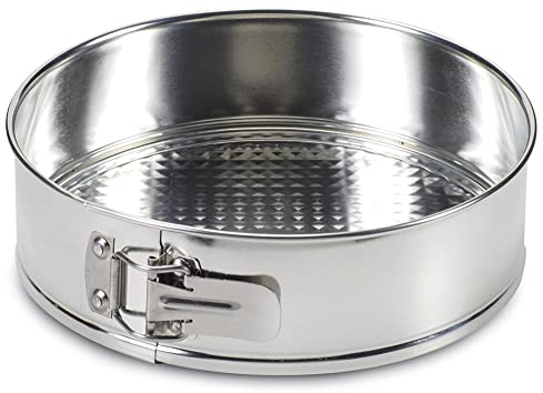 Guardini, Tortiera apribile 1 fondo Ø 26 cm, Banda stagnata per torte, Argento, Made in Italy, Linea Selenia