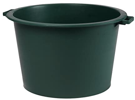 EDA - Baquet Rond 75 L - Seau en Plastique - Ø 60 x H 38 cm - Vert