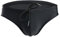 Summer Code Mens Solid Swim Briefs Drawstring Bikini Sport Swimsuit Black