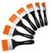 Lightwish 7 Flat Paint Brushes Set for Applying Gesso, Acrylic Paint, Oil Paint, Watercolor