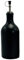 Ölflasche 500 ml Steingut schwarz mit Ausgießer Made in Germany