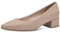 MARCO TOZZI Damen Pumps mit Blockabsatz Vegan, Metallisch (Rose Metallic), 39 EU