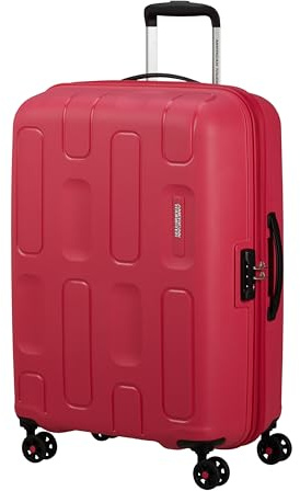 American Tourister Ellipso - Maleta Rígida Mediana 68 cm, Maleta Ligera con 4 Ruedas, Cerradura TSA, Maleta Facturada 64L - 3 KG - Rosa (Pink Flash)