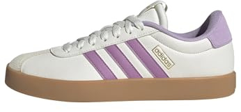 adidas Women's VL Court 3.0 Shoes, core White/preloved Purple/Powder Plum, 9 UK