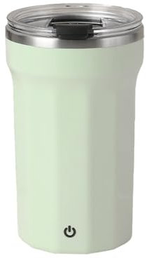 DONGKER Tasse a Mélanger Auto-agitatrice,Tasse de Mélange Magnétique Électrique Étanche IPX6 500 Ml en Acier Inoxydable Rechargeable avec Couvercle pour Voyage Bureau Sports de Plein Air