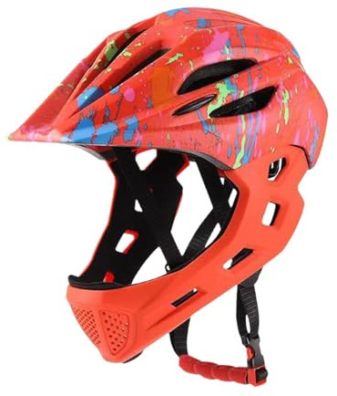 Aymzbd Kids Bike Helmet Helmet Cycling Helmet Children's Helmet for Rock Climbing, Orange