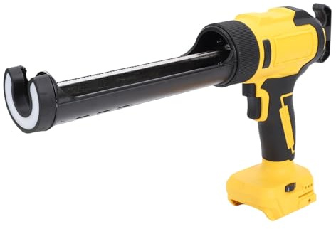 HELEVIA Sladdlös Tätningspistol, 6 Justerbara Hastigheter Automatisk Indragning 10 Oz Elektriskt Tätningsverktyg med LED-ljus, för 10 Oz/300 Ml Patroner