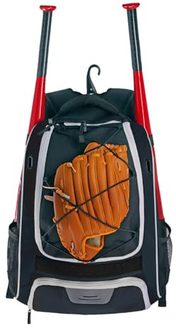 Zaino da baseball – Borsa per attrezzature giovanili, supporto impermeabile e resistente agli , zaino da baseball per guanti da mazza, caschi, scarpe, scomparto grande per ragazzi e ragazze