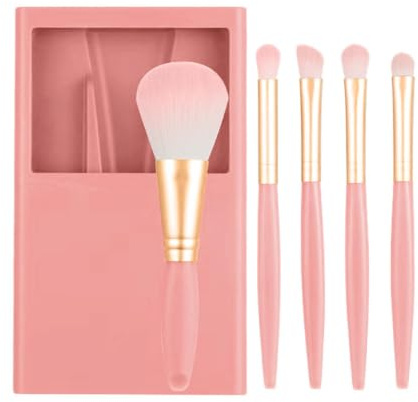 Travel Makeup Brush Set, Travel Make Up Brushes Set Resestorlek | Kosmetiskt verktyg Foundation Powder Pulver Concealers Eye Shadows Applicator för hudvård