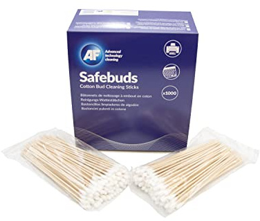 AF Safebuds - Cotton Bud Cleaning Stick - 10 x 100 Resealable Bags of Safebuds, SBU000