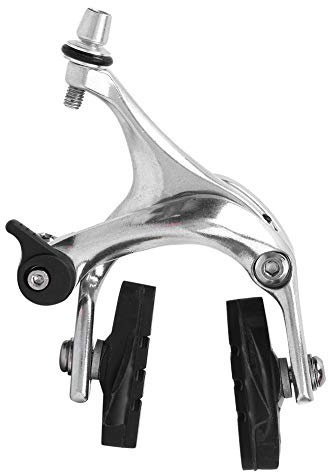 Cykelbroms för racercykel med fast växel fram bak (silver bak)